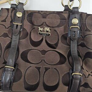 Coach purse chocolate brown